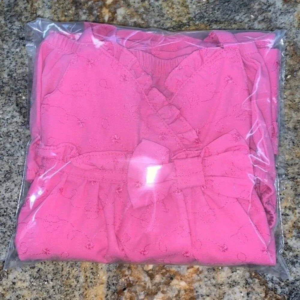 Penny M. Baby girl 12 month sun dress with diaper cover 2pc